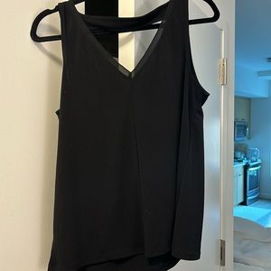 Black banana republic blouse sleeveless